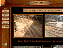Tablet Screenshot of handsondeck.net